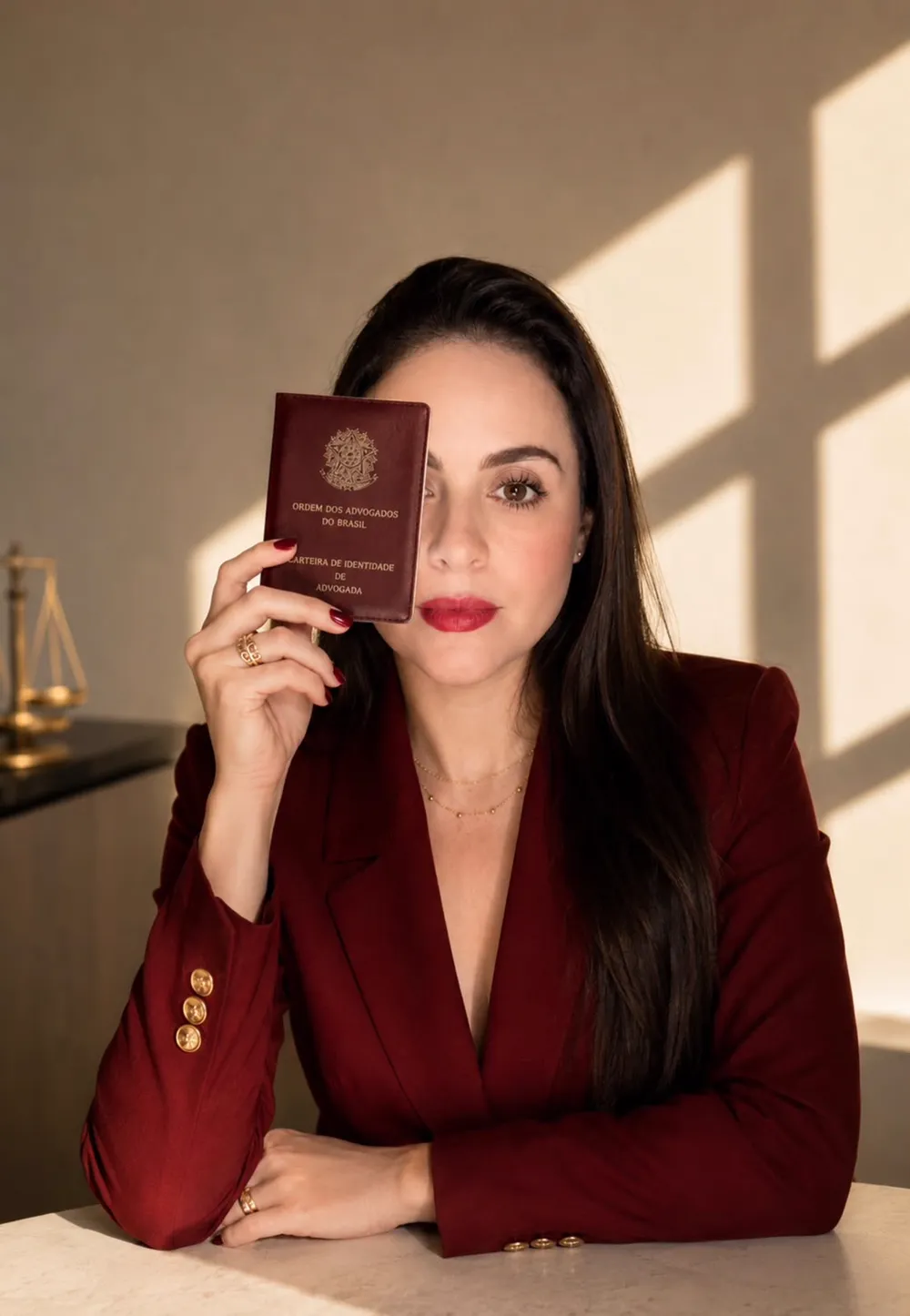 Retrato da Dra. Milena Silva, sócia da Rodrigues & Silva Advocacia